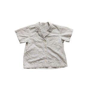 Madewell Embroidered Striped Shirt – Size S
